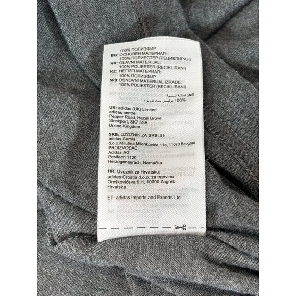 Adidas Primegreen Mens T-Shirt XL Gray Sustainable Performance Athletic Wear - Picture 9 of 13